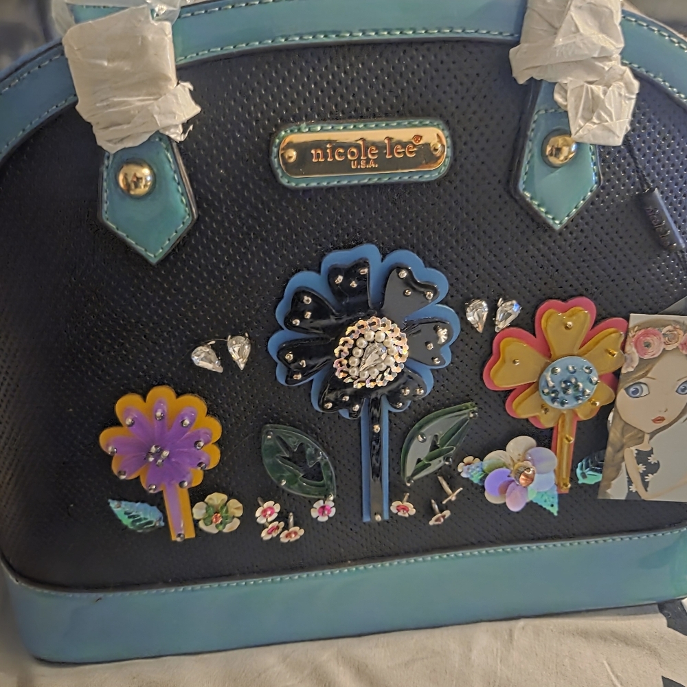 Nicole Lee floral purse - Picture 4 of 6